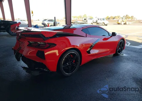 2020 Chevrolet Corvette Stingray Rwd 3Lt z USA, uszkodzony, nr VIN 1G1Y82D45L5100115